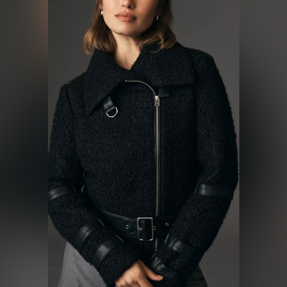 CHRLDR | Anthropology ~ Milki Cropped Teddy Bear Jacket - Picture 5 of 11